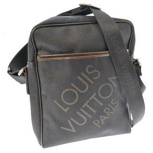 Louis Vuitton Citadan NM Shoulder Bag Canvas Crossbody Noir Black